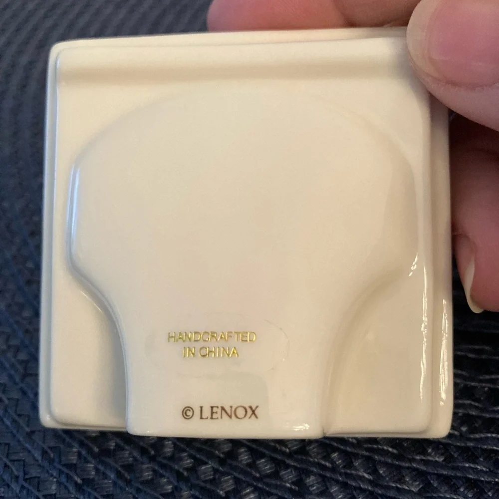 Lenox Set Of 3 Mini Porcelain Frames 3 Different Shapes